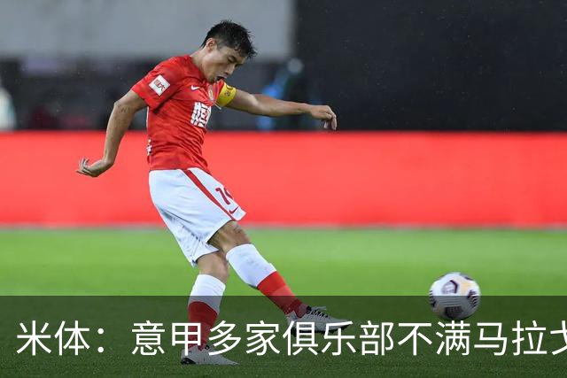米体：意甲多家俱乐部不满马拉戈，支持加利亚尼竞选意足协主席